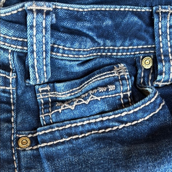 Rock & Roll Cowgirl Blue Jeans size 26x32 - Picture 4 of 5